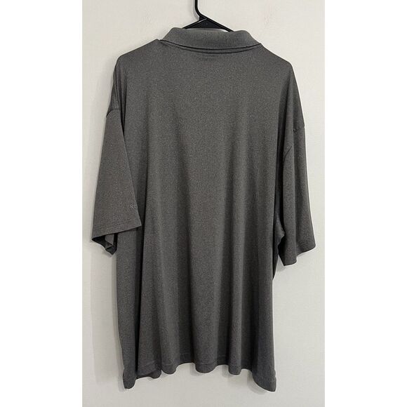 Reebok Golf Men's 4XL Gray Performance Golf Polo Shirt - Picture 3 of 6